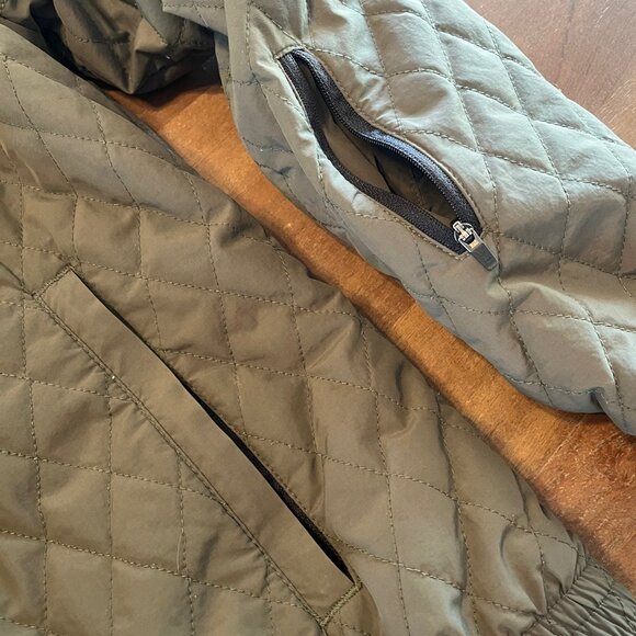 Zanerobe Quilted Light Puffer Jacket Green Outerwear Full Zip Mens Medium - Picture 6 of 9